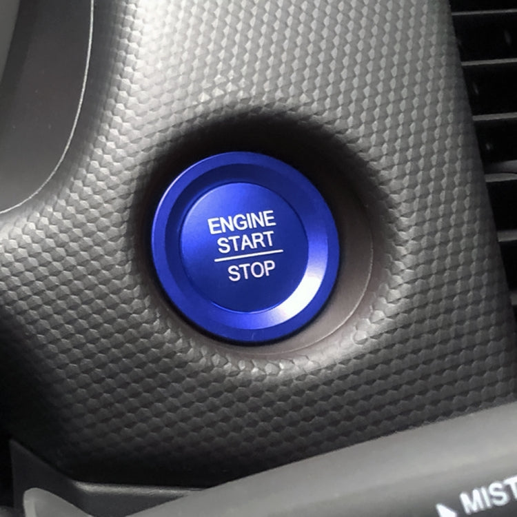 Car Engine Start Key Push Button Ring Trim Sticker for Honda(Blue) - Decoration Rings by PMC TechLife | Online Shopping South Africa | PMC TechLife | Buy Now Pay Later Mobicred