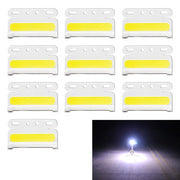 10 PCS ZS-7009 DC24V Water-resistant Car / Truck Side Marker Indicator Lights Bulb Lamp(White Light)