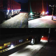 10 PCS ZS-7009 DC24V Water-resistant Car / Truck Side Marker Indicator Lights Bulb Lamp(White Light)