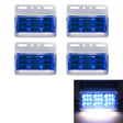 4 PCS ZS-9001 DC24V 9D Waterproof Car / Truck Side Marker Indicator Lights Bulb Lamp (Blue Light) - Clearance Lights by PMC TechLife | Online Shopping South Africa | PMC TechLife | Buy Now Pay Later Mobicred