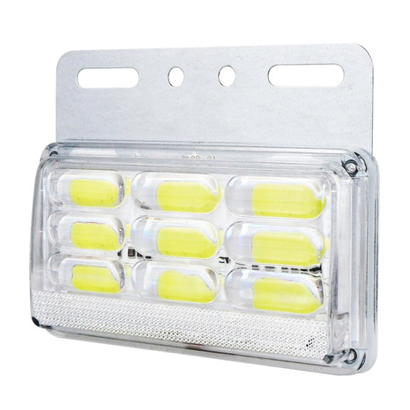 4 PCS ZS-9001 DC24V 9D Water-resistant Car / Truck Side Marker Indicator Lights Bulb Lamp (Red Light)