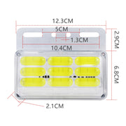 4 PCS ZS-9001 DC24V 9D Water-resistant Car / Truck Side Marker Indicator Lights Bulb Lamp (White Light)