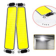 2 PCS ZS-3343 DC12-24V High Bright 108 COB Lamp Beads Car Dome Light Cabin Light Bar - Dome Lights by PMC TechLife | Online Shopping South Africa | PMC TechLife | Buy Now Pay Later Mobicred