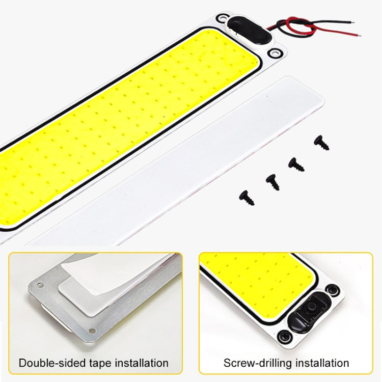 2 PCS ZS-3343 DC12-24V High Bright 108 COB Lamp Beads Car Dome Light Cabin Light Bar - Dome Lights by PMC TechLife | Online Shopping South Africa | PMC TechLife | Buy Now Pay Later Mobicred