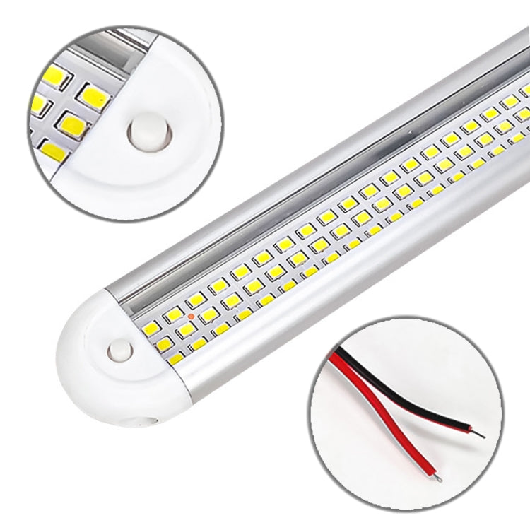 2 PCS ZS-3385 DC12-85V High Bright 120LEDs Lamp Beads Car Dome Light Cabin Light Bar - Dome Lights by PMC TechLife | Online Shopping South Africa | PMC TechLife | Buy Now Pay Later Mobicred