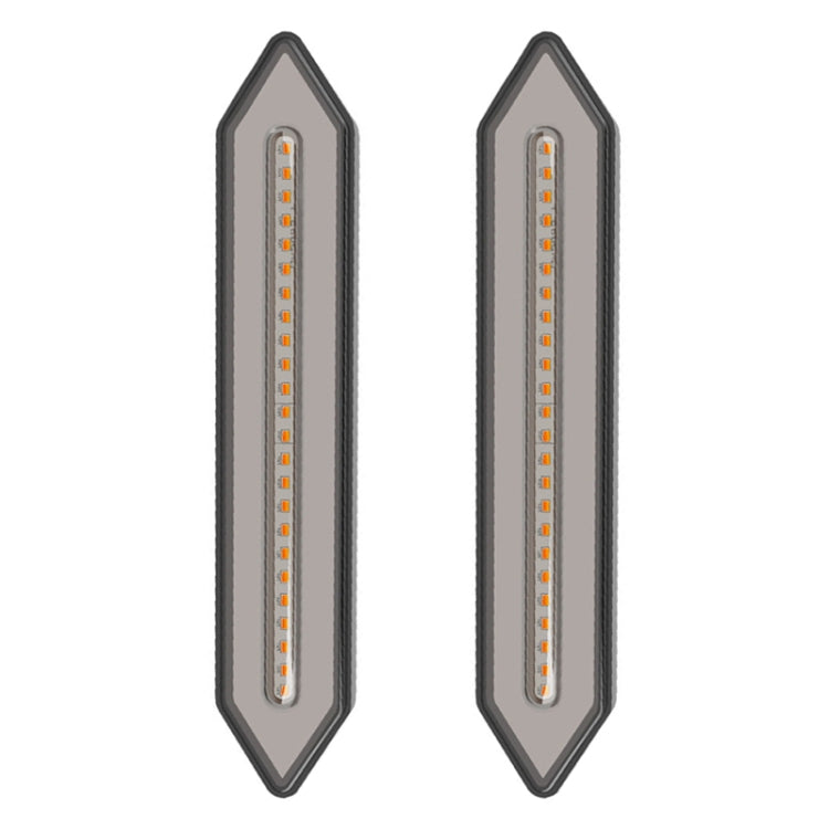 2 PCS Heavy Truck 100LED Two-color Running Water Light Guide Brake Steering Tail Rear Bumper Light - Warning Lights by PMC TechLife | Online Shopping South Africa | PMC TechLife | Buy Now Pay Later Mobicred