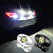 Car Adjustable LED Super Bright Flashing Reversing Light (Black)
