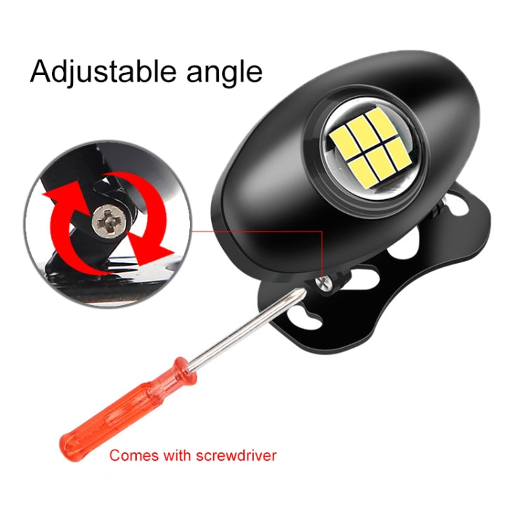 Car Adjustable LED Super Bright Reversing Light (Silver) - Warning Lights by PMC TechLife | Online Shopping South Africa | PMC TechLife | Buy Now Pay Later Mobicred