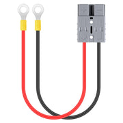 50A 600V Battery Charger Battery Quick Disconnect Plug Trailer Winch Plug with 1FT Cable (Turn O Connector)
