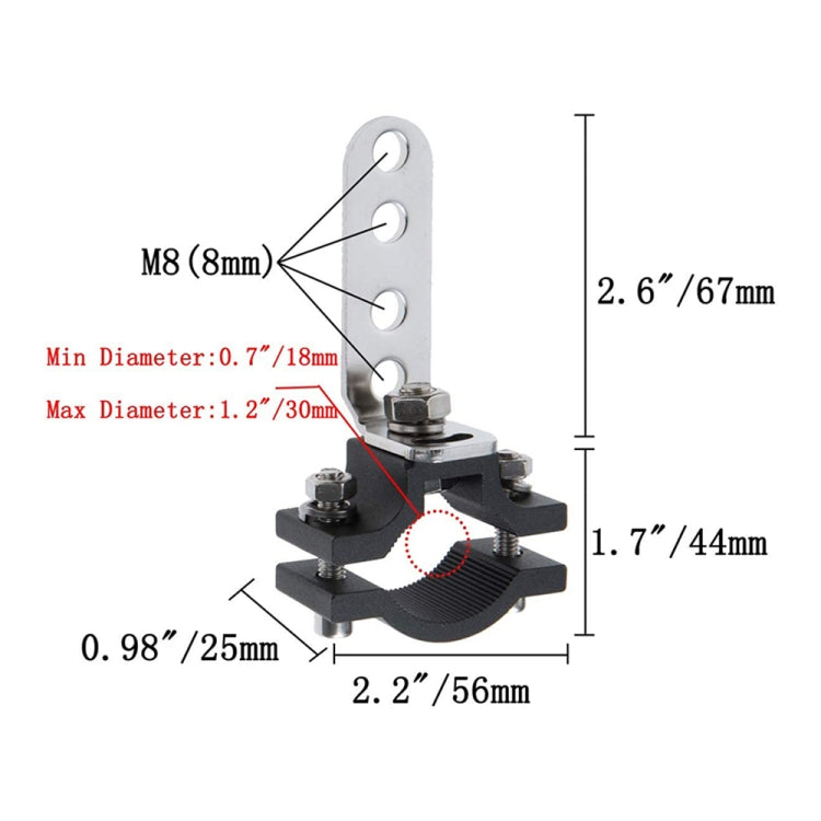 Y-021 Universal LED Light Mounting Bracket - Car Light Accessories by PMC TechLife | Online Shopping South Africa | PMC TechLife | Buy Now Pay Later Mobicred