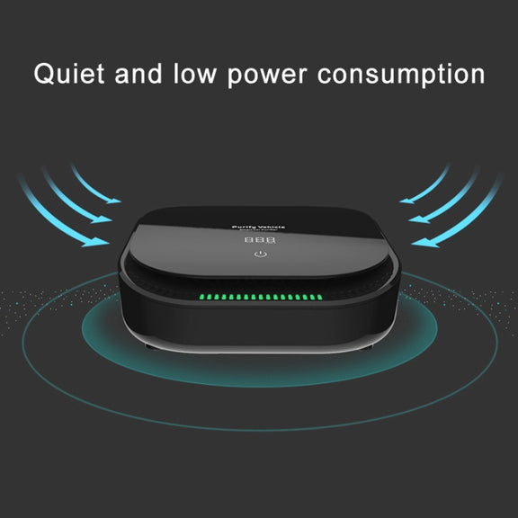 XJ-008 Car Negative Ion USB Air Purifier, Smart Version (White)