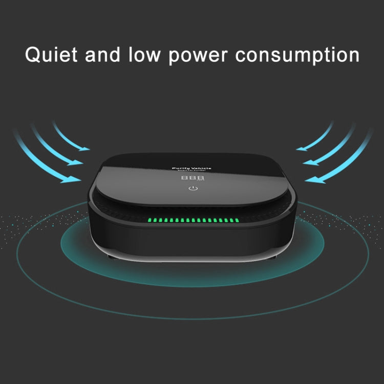 XJ-008 Car Negative Ion USB Air Purifier, Smart Version (White)