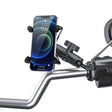 ZH-1558B1 Motorcycle Rear Mirror X-shape Aluminum Alloy Phone Holder - Holder by PMC TechLife | Online Shopping South Africa | PMC TechLife | Buy Now Pay Later Mobicred