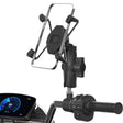 ZH-1558C1 Motorcycle M8 Ball Joint X-shape Aluminum Alloy Phone Holder - Holder by PMC TechLife | Online Shopping South Africa | PMC TechLife | Buy Now Pay Later Mobicred