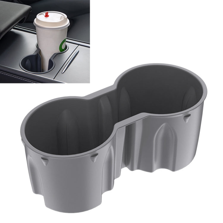 SHUNWEI SD-1054 Car Water Cup Holder for Tesla Model 3 / Y 2021-2022(Grey) - free shipping - PMC Jewellery - Order now!