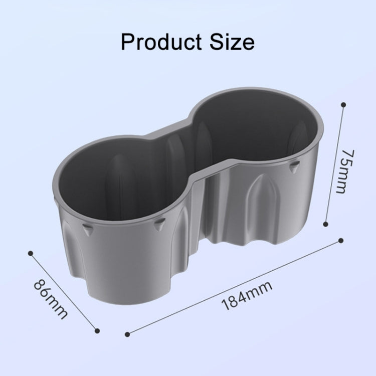SHUNWEI SD-1054 Car Water Cup Holder for Tesla Model 3 / Y 2021-2022(Grey) - free shipping - PMC TechLife - Order now!