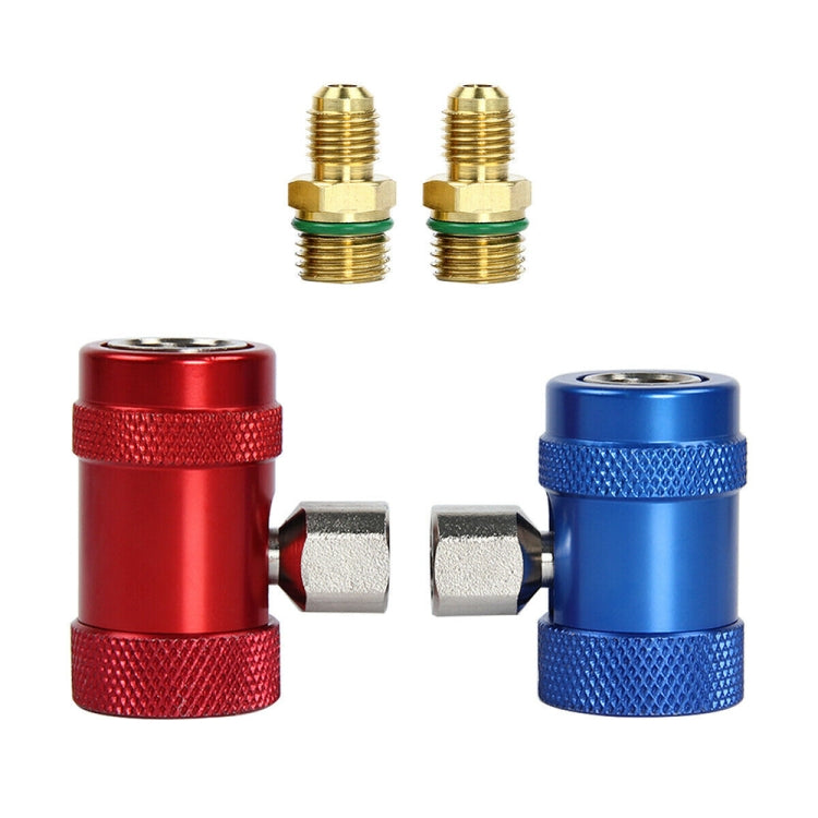 Car AC R1234YF Air Conditioning Fluorine 90 Degree Quick Joints - Engine Fittings by PMC TechLife | Online Shopping South Africa | PMC TechLife | Buy Now Pay Later Mobicred