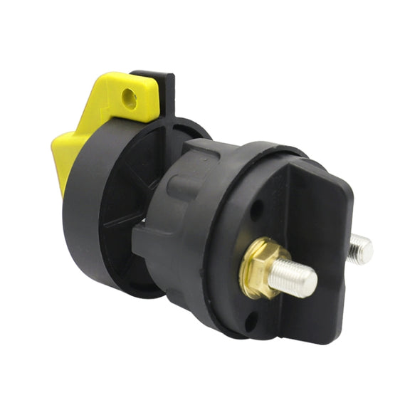 12V 300A Car Selector Isolator Disconnect Rotary Switch Cut (Yellow)