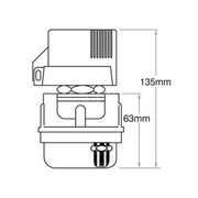 12V 300A Car Selector Isolator Disconnect Rotary Switch Cut (Yellow)