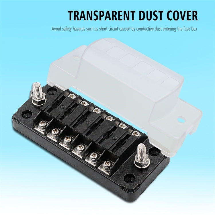 CS-979A1 FB1903 1 In 1 Out 6 Ways No Distinction Positive Negative Fuse Box without Fuse for Auto Car Truck Boat - free shipping - PMC TechLife - Order now!