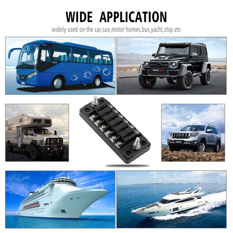 CS-979A1 FB1903 1 In 1 Out 6 Ways No Distinction Positive Negative Fuse Box without Fuse for Auto Car Truck Boat - free shipping - PMC TechLife - Order now!