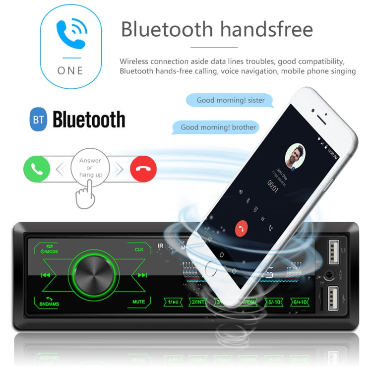 M10 12V Car Radio Receiver MP3 Player, Support Bluetooth Hand-free Calling / FM / USB / SD Card - Car MP3 & MP4 & MP5 by PMC TechLife | Online Shopping South Africa | PMC TechLife | Buy Now Pay Later Mobicred