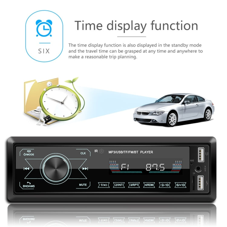 M10 12V Car Radio Receiver MP3 Player, Support Bluetooth Hand-free Calling / FM / USB / SD Card - Car MP3 & MP4 & MP5 by PMC TechLife | Online Shopping South Africa | PMC TechLife | Buy Now Pay Later Mobicred