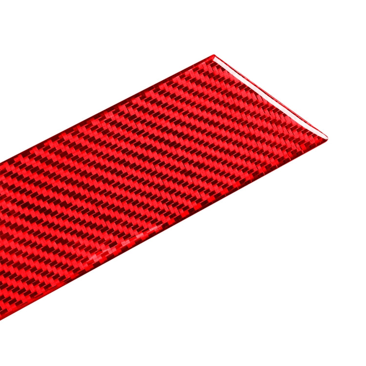 4 PCS Set for Honda CRV 2007-2011 Carbon Fiber Car Interior Door Panel Trim Decorative Sticker,Left and Right Drive Universal (Red) - Car Interior Mouldings by PMC TechLife | Online Shopping South Africa | PMC TechLife | Buy Now Pay Later Mobicred