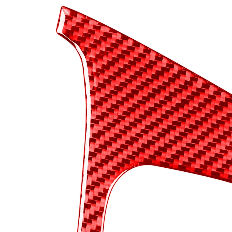 For Honda CRV 2007-2011 Carbon Fiber Car Gear Panel Frame Decorative Sticker,Left and Right Drive Universal (Red) - Car Interior Mouldings by PMC Jewellery | Online Shopping South Africa | PMC Jewellery | Buy Now Pay Later Mobicred