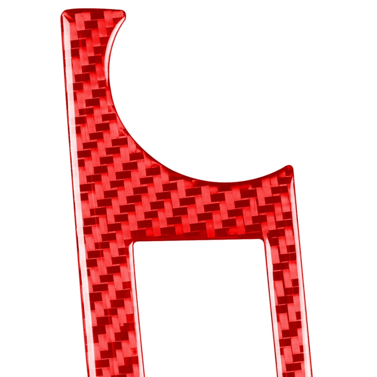 2 PCS Set for Honda CRV 2007-2011 Carbon Fiber Car Central Control CD Volume Switch Frame Decorative Sticker,Left and Right Drive Universal (Red) - Car Interior Mouldings by PMC TechLife | Online Shopping South Africa | PMC TechLife | Buy Now Pay Later Mobicred
