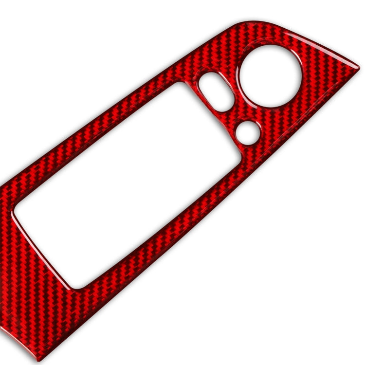 5 PCS Set for BMW 3 Series E90 Carbon Fiber Car Right Driving Lifting Panel Decorative Sticker with Folding, Diameter: 37.8cm(Red) - Car Interior Mouldings by PMC TechLife | Online Shopping South Africa | PMC TechLife | Buy Now Pay Later Mobicred