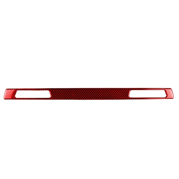 For BMW 3 Series E90 CarBon Fiber Car Water Cup Strip Decorative Sticker,Right Drive (Red)