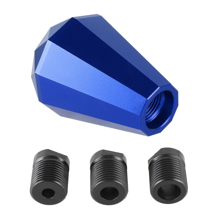 Universal Car Diamond Shape Metal Gear Shift Knob (Blue) - Shift Knob by PMC TechLife | Online Shopping South Africa | PMC TechLife | Buy Now Pay Later Mobicred