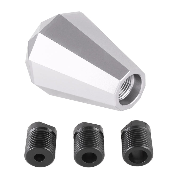 Universal Car Diamond Shape Metal Gear Shift Knob (Silver) - Shift Knob by PMC TechLife | Online Shopping South Africa | PMC TechLife | Buy Now Pay Later Mobicred