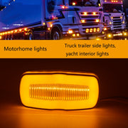 2 PCS MK-190 Truck LED Side Marker Light (Red Light)