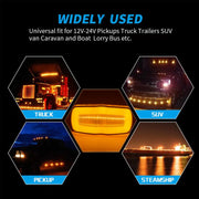 2 PCS MK-190 Truck LED Side Marker Light (Red Light)