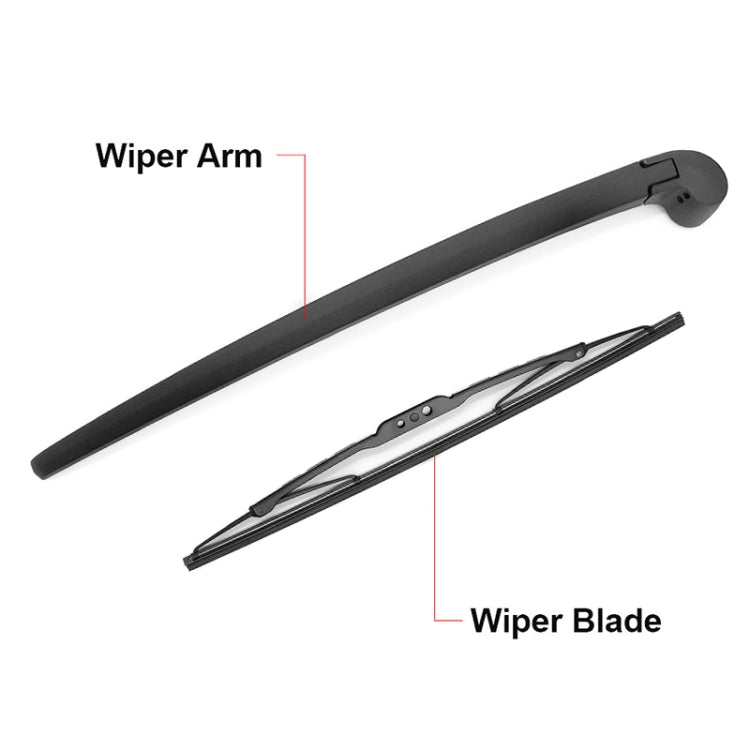 JH-AD06 For Audi A6 Avant 2005-2008 Car Rear Windshield Wiper Arm Blade Assembly 4F9 955 407 - Windscreen Wipers by PMC TechLife | Online Shopping South Africa | PMC TechLife | Buy Now Pay Later Mobicred