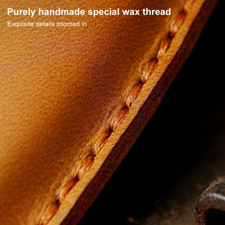 For Land Rover Car Cowhide Leather Key Protective Cover Key Case (Brown) - Car Key Cases by PMC TechLife | Online Shopping South Africa | PMC TechLife | Buy Now Pay Later Mobicred