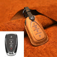 For Chevrolet Car Cowhide Leather Key Protective Cover Key Case, Four Keys Version (Brown) - Car Key Cases by PMC Jewellery | Online Shopping South Africa | PMC Jewellery | Buy Now Pay Later Mobicred