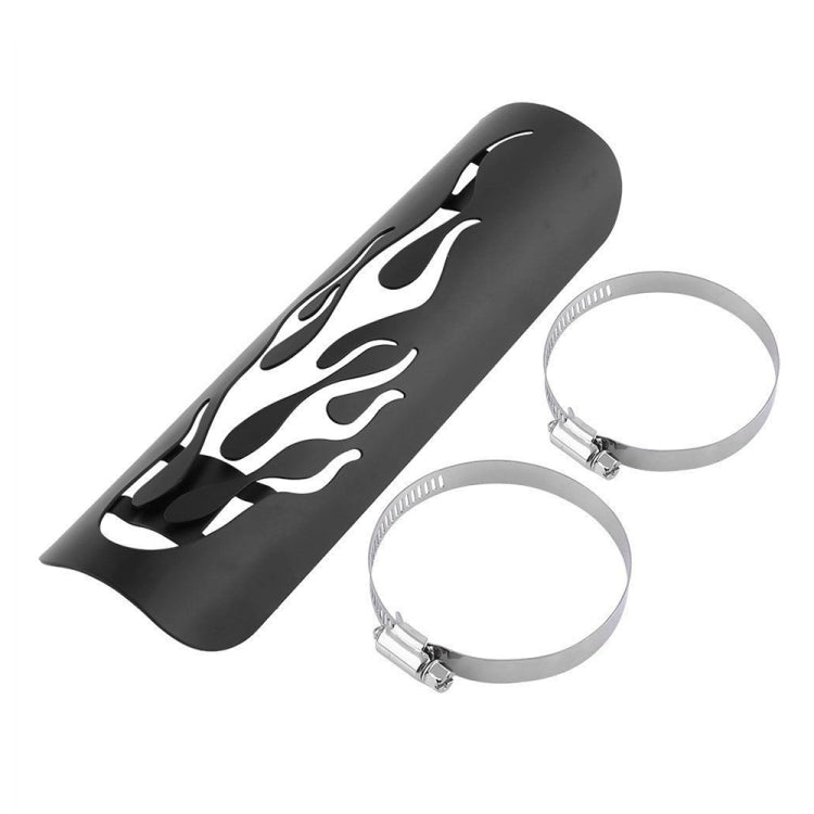 Motorcycle Modification Accessories Universal Retro Exhaust Pipe Heat Shield (Black) - Others by PMC TechLife | Online Shopping South Africa | PMC TechLife