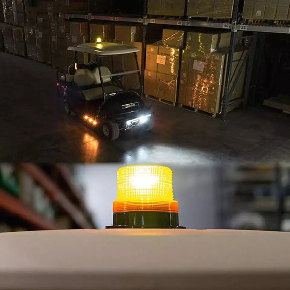 Car Solar Charging Warning Light (White)