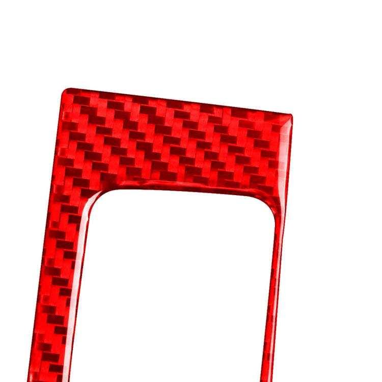2 PCS Set for Honda CRV 2007-2011 Carbon Fiber Car Central Control Card Box Panel Decorative Sticker, Right Drive (Red) - Car Interior Mouldings by PMC TechLife | Online Shopping South Africa | PMC TechLife | Buy Now Pay Later Mobicred