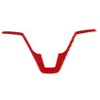 For Honda CRV 2007-2011 Carbon Fiber Car Steering Wheel Decorative Sticker, Left Drive (Red) - Car Interior Mouldings by PMC TechLife | Online Shopping South Africa | PMC TechLife | Buy Now Pay Later Mobicred