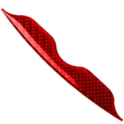 10 in 1 Car Carbon Fiber Central Control Gear Multimedia Decorative Sticker for Nissan 370Z / Z34 2009-, Left Drive (Red)