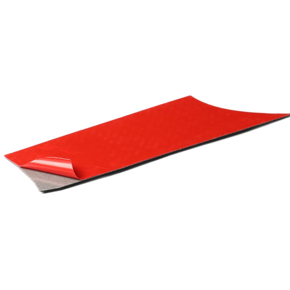 Car Carbon Fiber Door Handle Cover Decorative Sticker for BMW Mini F56, Left and Right Drive Universal (Red)
