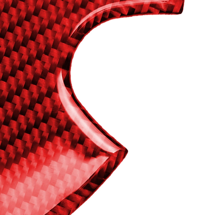 Car Carbon Fiber Fuel Tank Cap Decorative Sticker for BMW Mini, Left and Right Drive Universal (Red) - Car Interior Mouldings by PMC TechLife | Online Shopping South Africa | PMC TechLife | Buy Now Pay Later Mobicred