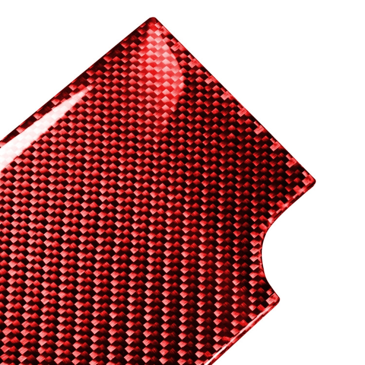 Car Carbon Fiber Central Control Panel Decorative Sticker for Porsche Macan 2014-2021, Left Drive(Red) - Car Interior Mouldings by PMC TechLife | Online Shopping South Africa | PMC TechLife | Buy Now Pay Later Mobicred