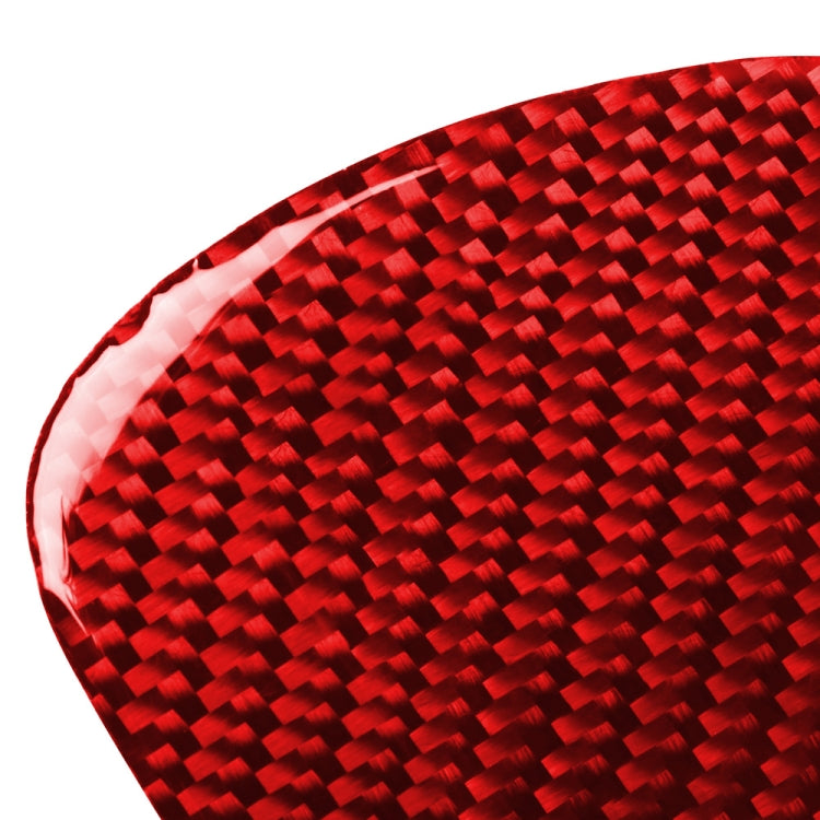 Car Carbon Fiber Daytime Running Light Decorative Sticker for Porsche Macan 2018-2021, Left and Right Drive Universal(Red)