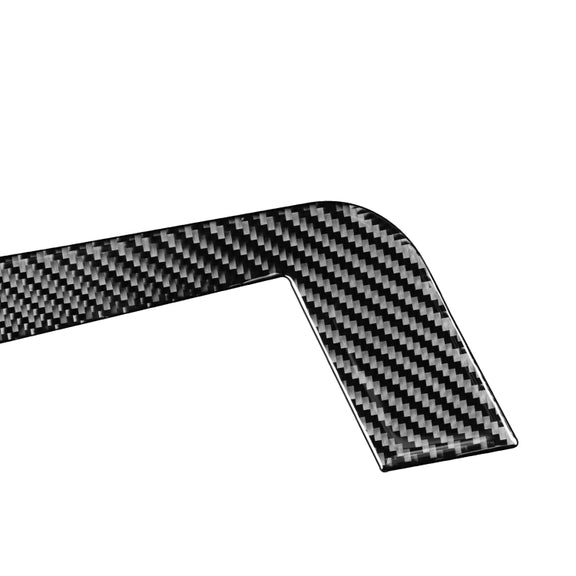 2 PCS / Set Carbon Fiber Car Central Control Gear Side Decorative Sticker for Toyota Tundra 2014-2018, Left Right Driving