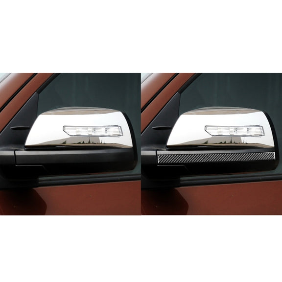 2 PCS / Set Carbon Fiber Car Rearview Mirror Anti-scratch Strip Decorative Sticker for Toyota Tundra 2014-2018, Left Right Driving